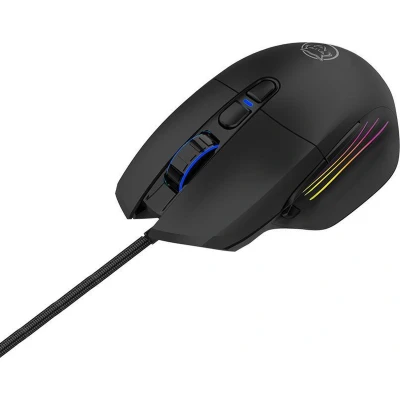 Afbeelding van Qware Gamingmuis Newyork Rgb Zwart (gmm 5810)