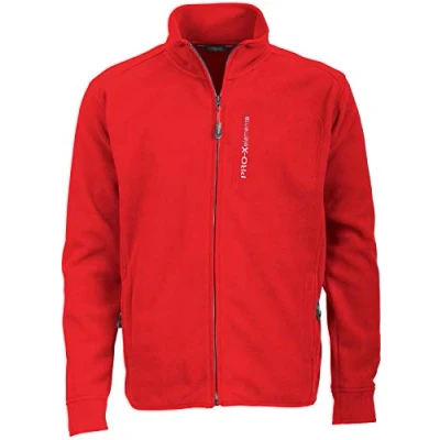 Afbeelding van Pro x Elements Outdoorvest Ohio Heren Fleece Rood Maat M