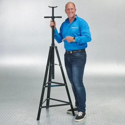 Afbeelding van Assteun hoog 2 ton met spindel
