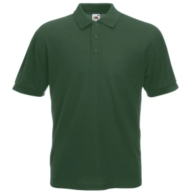 Afbeelding van Fruit Of The Loom Heren 65/35 Pique Poloshirt Korte Mouwen (Bottle Groen)