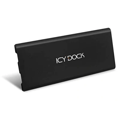 Afbeelding van M.2 NVMe SSD behuizing, schijfadapter voor PCIe 4.0 M Key (B+M Key) (2230, 2242, 2260, 2280 en 22110) naar USB C+A 3.2 Gen 2 (10Gps) ICY DOCK ICYNano MB861U31 1 M2B