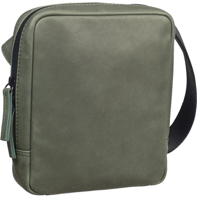 Afbeelding van Leonhard Heyden Den Haag Messenger Bag XS olive Herentas