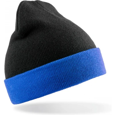 Afbeelding van Result Gerecyclede klassieke muts RC930X Black / Royal
