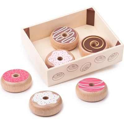 Afbeelding van Bigjigs Doughnut Crate Speelgoedkeukentje voor kinderen, Maat: One Size, Multi coloured