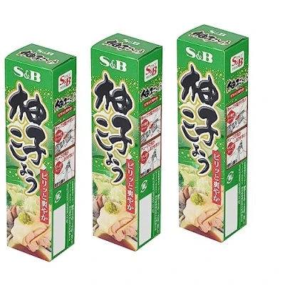 Afbeelding van Yuzu Kosho, Citrus &amp; Green Pepper Pasta, Japanse kruiden, 3 x 40 g