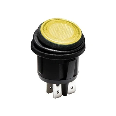 Afbeelding van VERLICHTE ROCKERSCHAKELAAR ORANJE LED 12 V 2P DPST / ON OFF