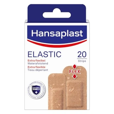 Afbeelding van Hansaplast Elastic Pleisters Wondpleisters Wondverzorging 20 Stuks