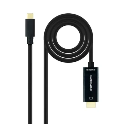 Afbeelding van Kabel USB C naar HDMI NANOCABLE 10.15.5105 5 m Zwart