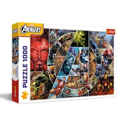 Afbeelding van Trefl Marvel The Avengers, helden superheldenpuzzel, klassieke puzzel voor volwassenen en kinderen vanaf 14 jaar