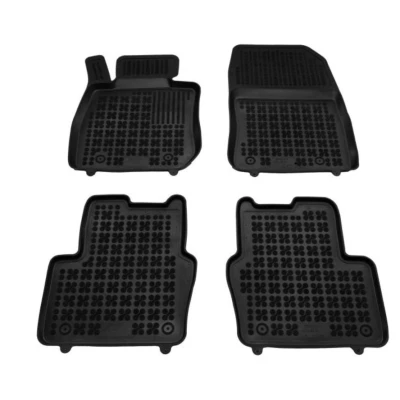 Afbeelding van REZAW PLAST 200815 Vloermatset Rubber voor en achter Zwart MAZDA: 2 Hatchback