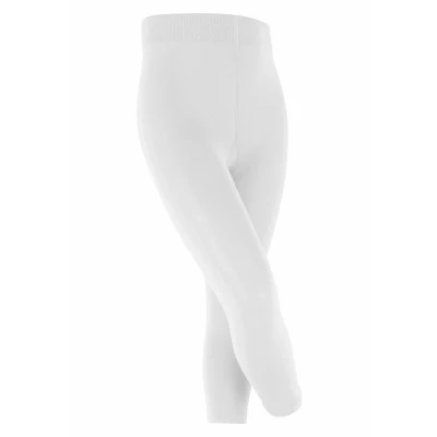 Afbeelding van Falke Cotton Touch Leggings everyday casual Legging voor kinderen, Maat: 122/128, White