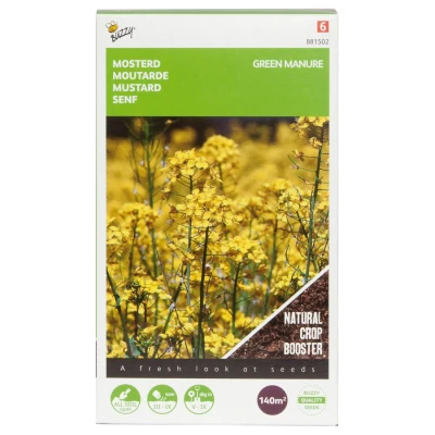 Afbeelding van Zaden groenbemester gele mosterd 140g Buzzy