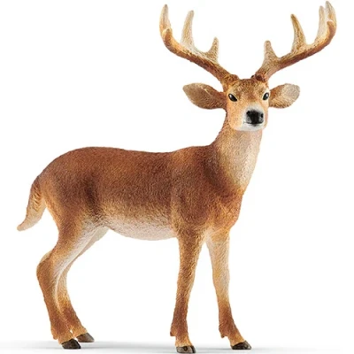 Afbeelding van Schleich wild life witstaarthert 10,5 cm