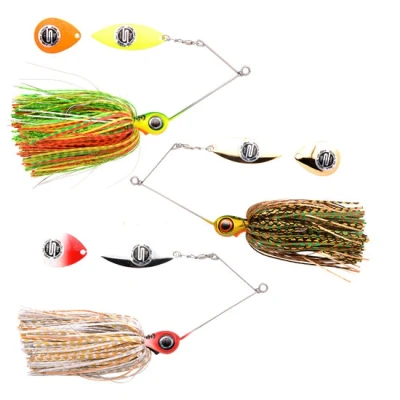 Afbeelding van Spro Iris Ambush Junior Spinnerbait Total 29g 15cm Head 18cm Free Colorado Blade Kleur : Firetiger