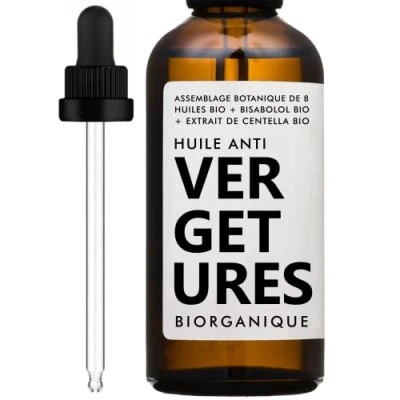 Afbeelding van Verzorgende olie tegen snoeien + anti littekens 100% natuurlijk met biologische rozenbotteloliën avocado macadamia droge/onregelmatige teint/striae 100 ml 12