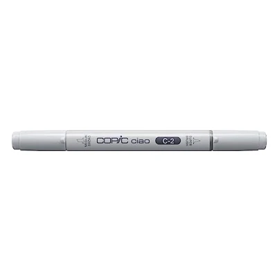 Afbeelding van COPIC Ciao C 2, Cool Gray No. Twin Marker met medium punt en penseelpunt