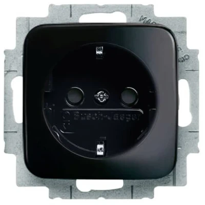 Afbeelding van Busch Jaeger Allweather44, Reflex SI wandcontactdoos ra kinderveilig