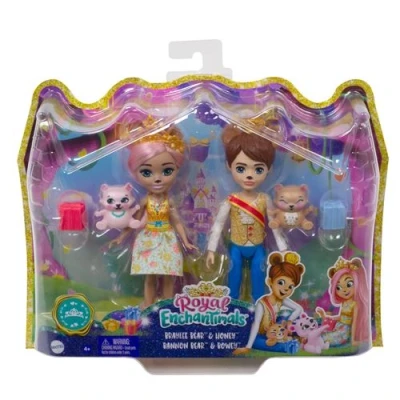 Image de Mini poupée Enchantimals Bonita et Bannon Ours