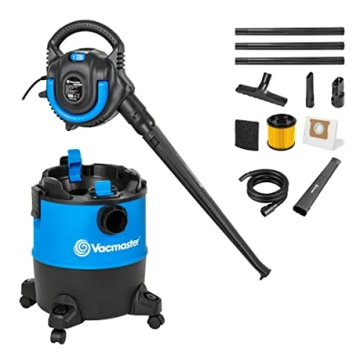 Afbeelding van Vacmaster VBVB1223PF 1200 W, 23 l, nat en droogzuiger, met of zonder zak, afneembare ventilator, voor huis, keuken, tapijt, auto