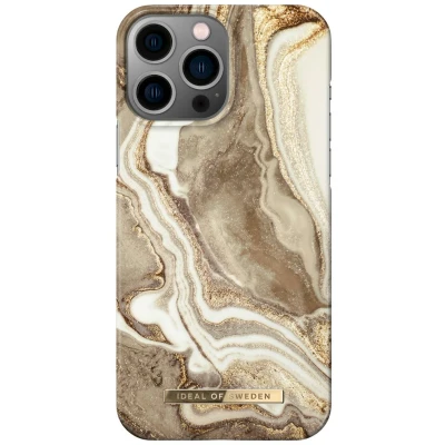 Afbeelding van iDeal of Sweden Fashion Case iPhone 13 Pro Max Golden Sand Marble