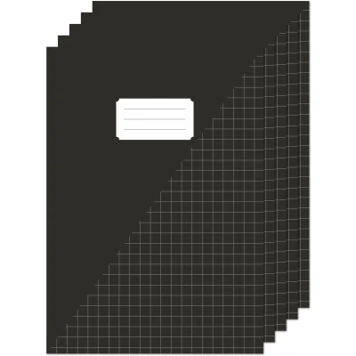 Afbeelding van Kangaro schriften A4 met ruit 10mm zwart 5 stuks K 583004