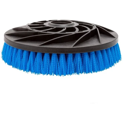 Afbeelding van Medium Borstel BLAUW Twin Brush® Geschikt voor de schoonmaakborstel Gebruik oppervlakken zoals: caravans, huizen, boten, zwembaden, tegels &amp; (houten) planken