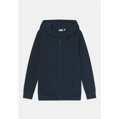Afbeelding van Name it Nkmnesweat CARD HOOD Sweater met rits voor kinderen, Maat: 98, Dark sapphire