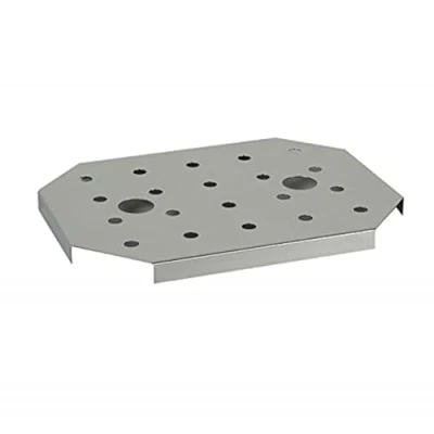 Afbeelding van APS GN afdruiprek roestvrij staal voor gastronorm potten, geschikt 1/2 afmetingen 19 x 25 cm, hoogte 1,5 cm
