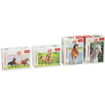 Afbeelding van Mini Puzzel Paarden, 54st.