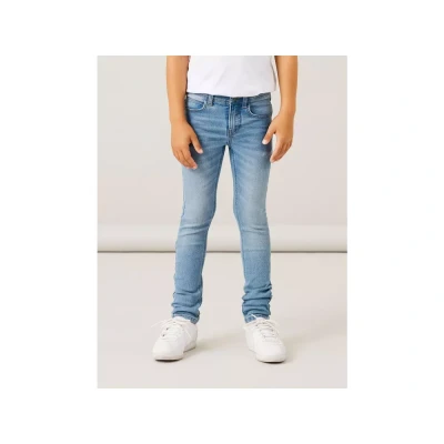 Afbeelding van Name it Nkmtheo Jeans Skinny Fit voor kinderen, Maat: 152, Light blue