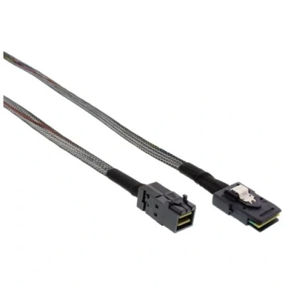 Image de Câble InLine® Mini SAS HD SFF 8643 à 8087 avec bande latérale de 1 m