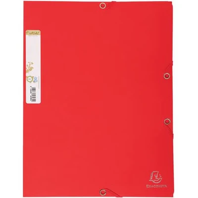 Afbeelding van Elastomap Exacompta Forever A4 3 kleppen 380gr rood