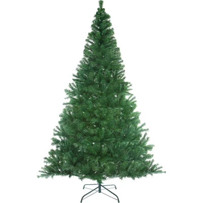 Afbeelding van Casaria Kerstboom PVC Metalen Voet 240 cm Groen