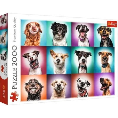 Afbeelding van Trefl Puzzles &quot;2000&quot; Funny dog portraits II