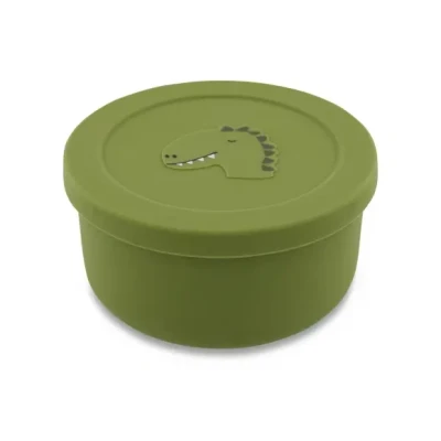 Afbeelding van Trixie Silicone snack pot with lid Mr. Dino