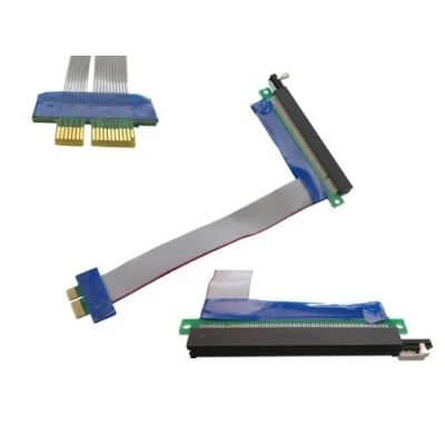 Image de Riser PCI Express 1 port E 1x / 16x SOUPLE Pour monter une carte sur un