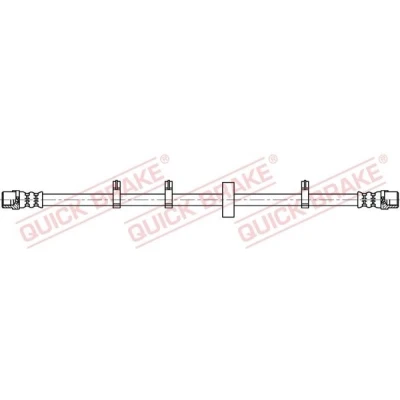 Afbeelding van QUICK BRAKE 22.929 Remslang 355 M10x1 VOLKSWAGEN: TRANSPORTER 4, 4 Bus