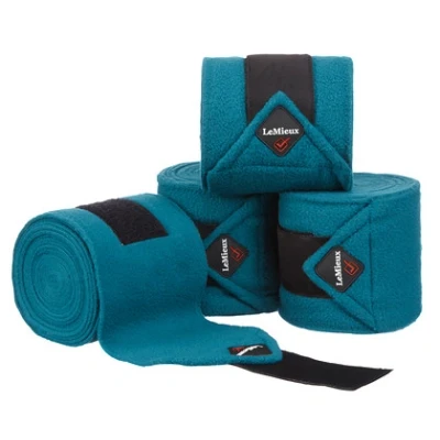 Image de LeMieux Bandages Luxury Polo ensemble de 4 Peacock Vert Full