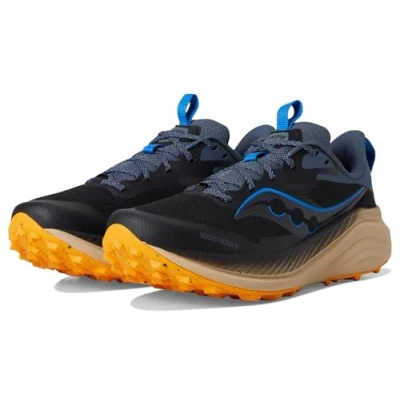 Afbeelding van Saucony Xodus Ultra 3 Trail hardloopschoenen, Heren, Maat: 41, Black/dusk Textiel/ synthetisch