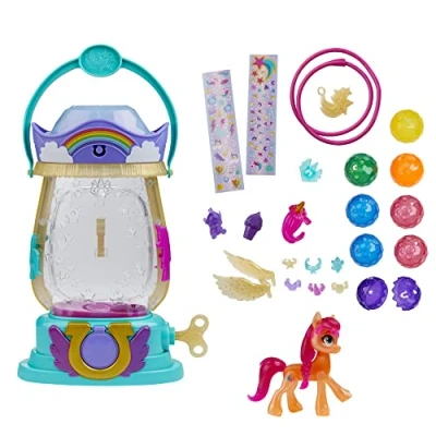 Afbeelding van My Little Pony: Een nieuwe generatie, magische lantaarn, Sunny Starscout, verlicht speelgoed met 25 delen, verrassingen, meerkleurig