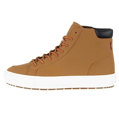 Afbeelding van Levi&#039;s Woodward Rugged Chukka Sneakers hoog, Heren, Maat: 43, Light brown Pu
