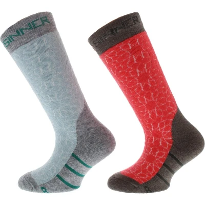 Afbeelding van Sinner Stars Skisokken Junior 2 pack EU 27 30 Multicolour Ski &amp; Snowboardsokken