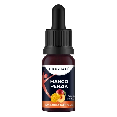 Afbeelding van Lucovitaal Smaakdruppels Mango Perzik 20ML