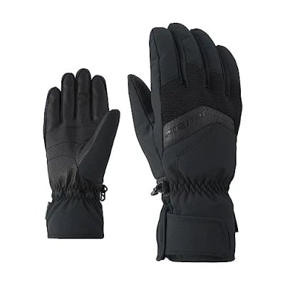 Afbeelding van Ziener Gabino skihandschoenen voor heren, warm, ademend, zwart (zwart), 7