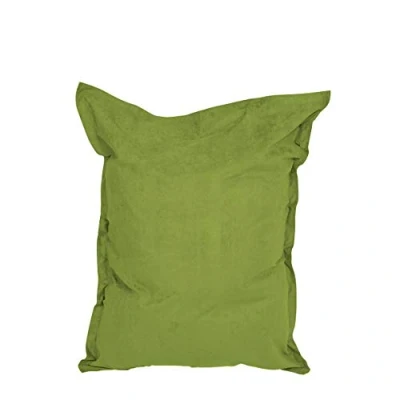 Afbeelding van Lumaland Luxe XXL zitzak Beanbag van microvelours Indoor 380 Liter 140 x 180 cm Groen