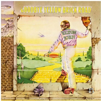 Afbeelding van Rocksaws Goodbye Yellow Brick Road Elton John puzzel met 1000 stukjes