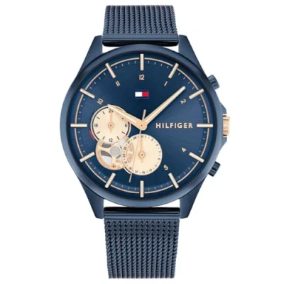 Afbeelding van Tommy Hilfiger Dames horloge analoog quartz One Size Blauw 32019119
