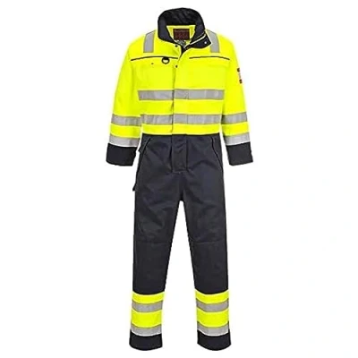 Afbeelding van Overall Multi Norm Hi Vis FR60 Blauw/geel Portwest