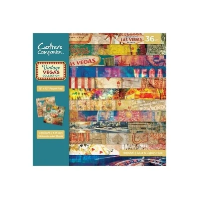 Afbeelding van CC Vintage Vegas Paperpad 30x30 cm