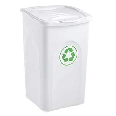 Afbeelding van Stefanplast Begreen Afvalemmer, 50 l, wit